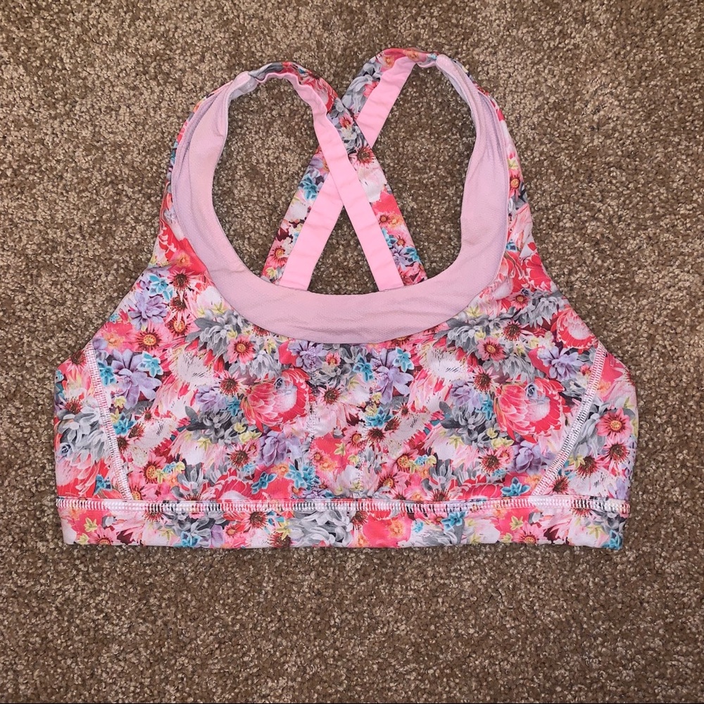 Floral Lululemon Sports Bra